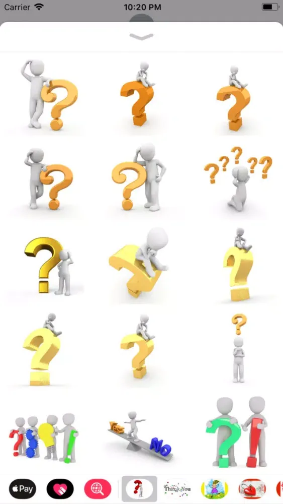 Human Questions Sticker Pack应用截图