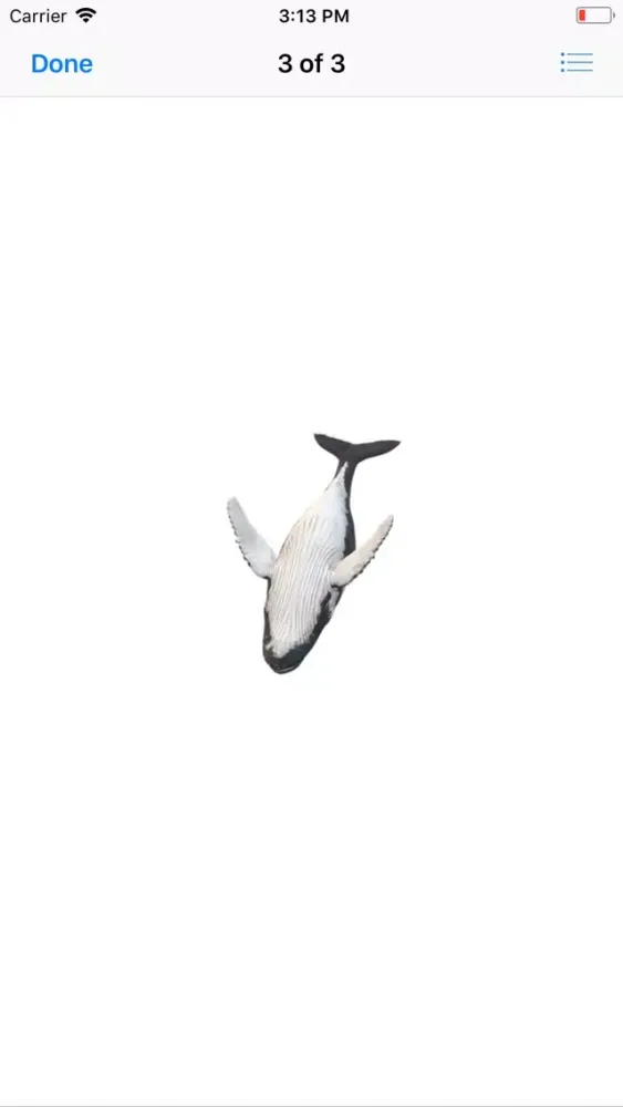 Tangkapan layar Humpback Whale Stickers