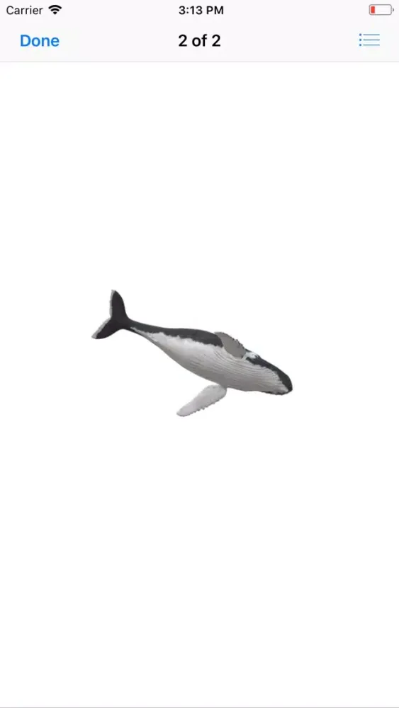 Tangkapan layar Humpback Whale Stickers