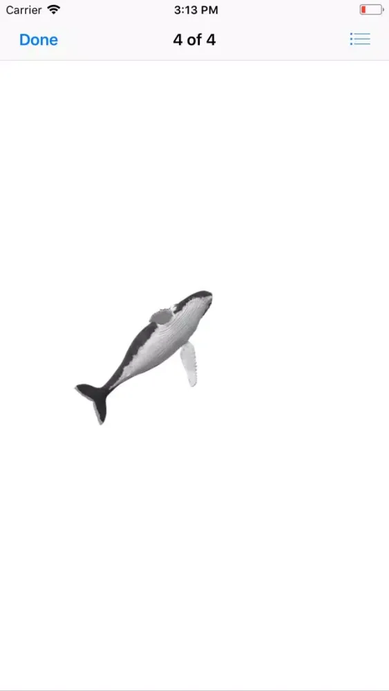 Tangkapan layar Humpback Whale Stickers