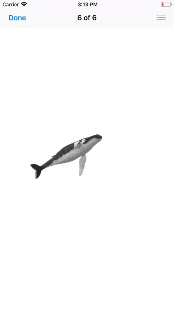 Tangkapan layar Humpback Whale Stickers