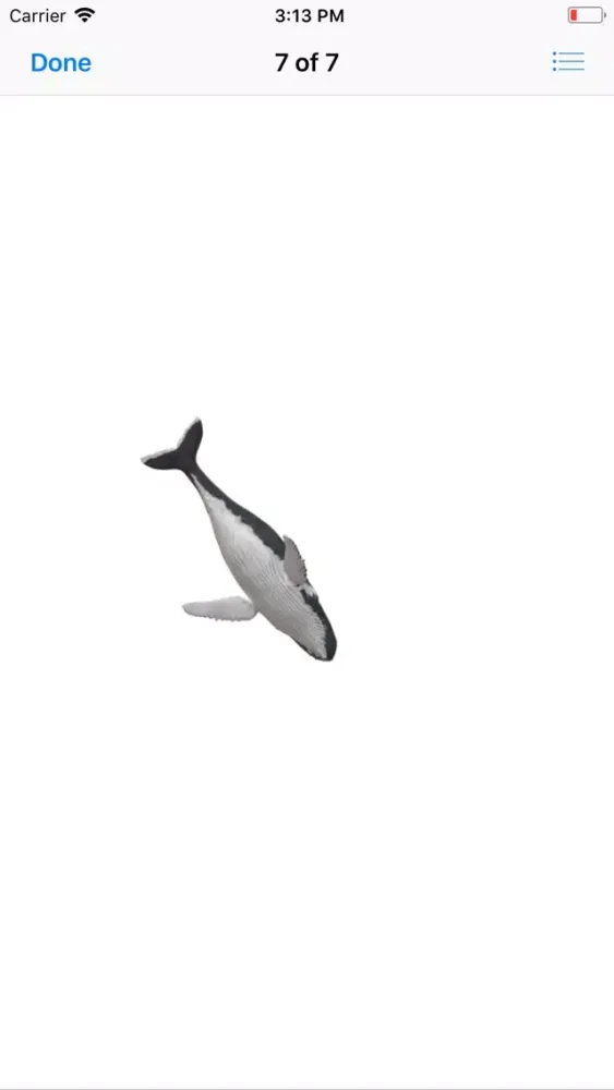 Tangkapan layar Humpback Whale Stickers