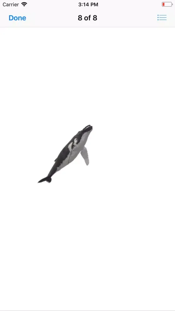 Tangkapan layar Humpback Whale Stickers