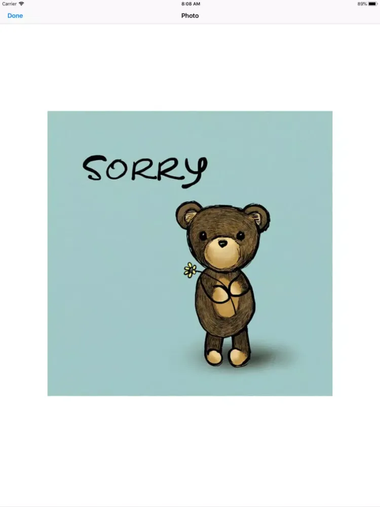 My I'm Sorry Sticker Pack iPad 应用截图