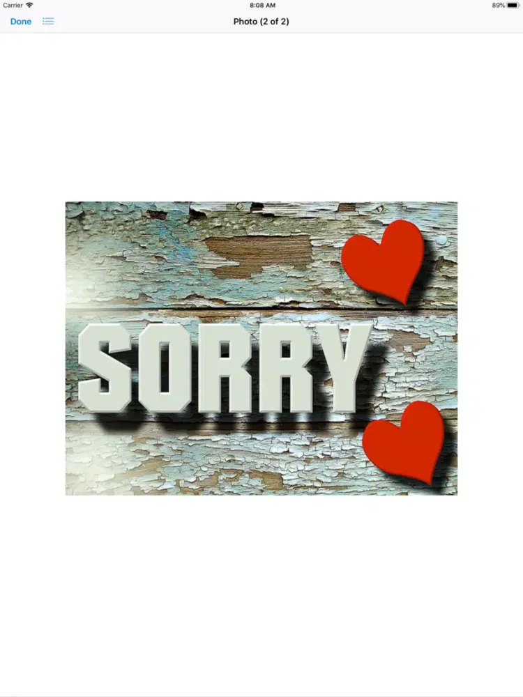 My I'm Sorry Sticker Pack iPad 应用截图