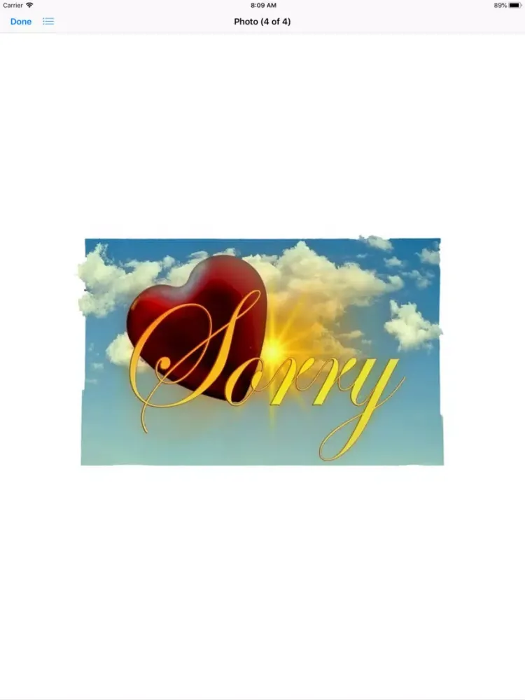 My I'm Sorry Sticker Pack iPad 应用截图