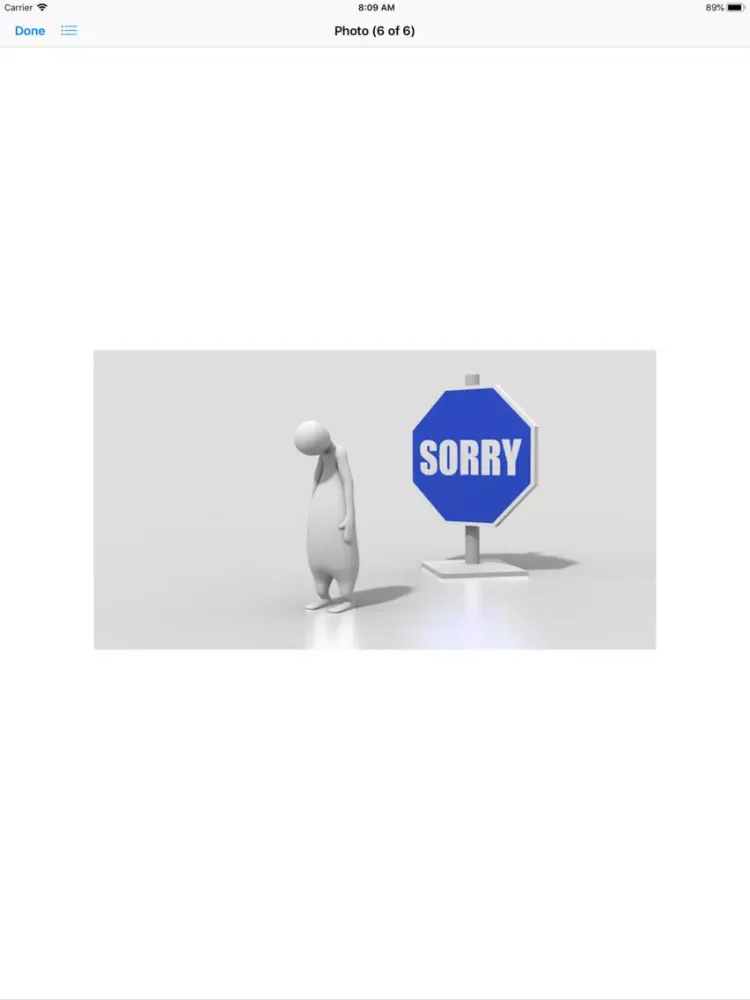 My I'm Sorry Sticker Pack iPad 应用截图
