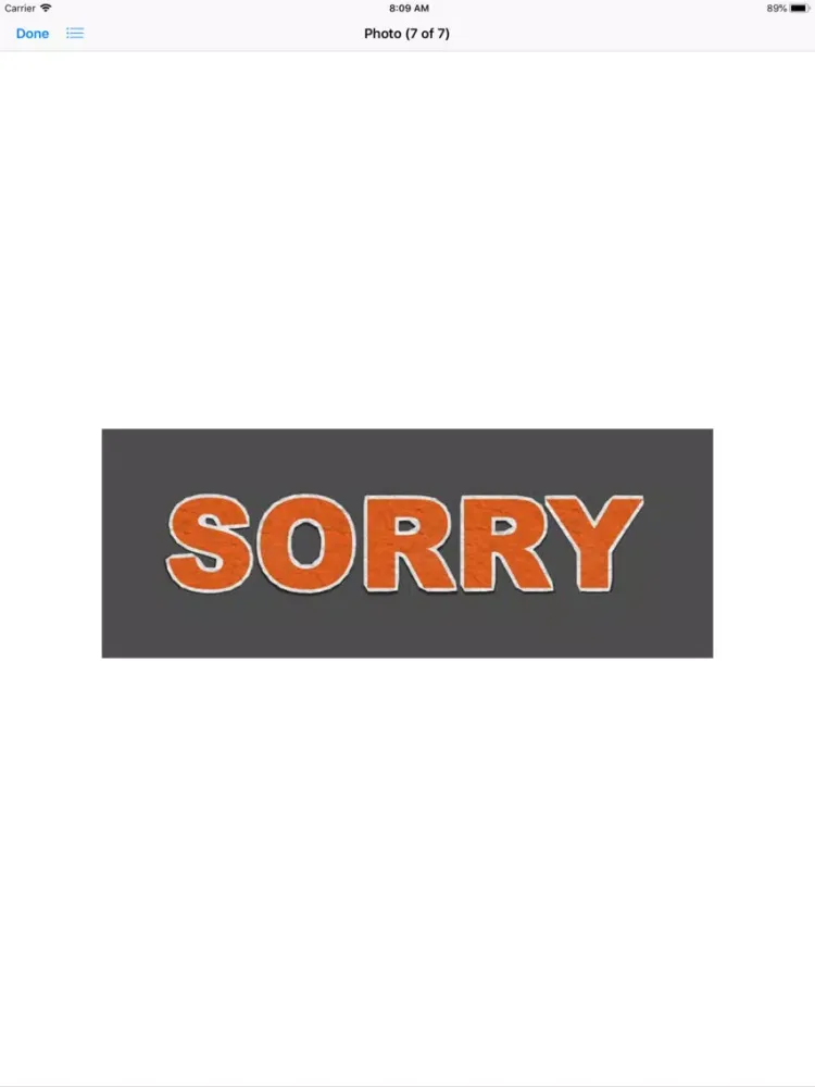 My I'm Sorry Sticker Pack iPad 应用截图