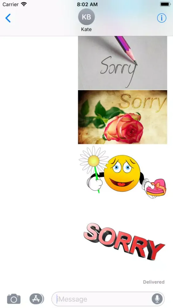 My I'm Sorry Sticker Pack应用截图