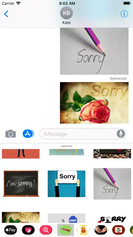 My I'm Sorry Sticker Pack应用截图