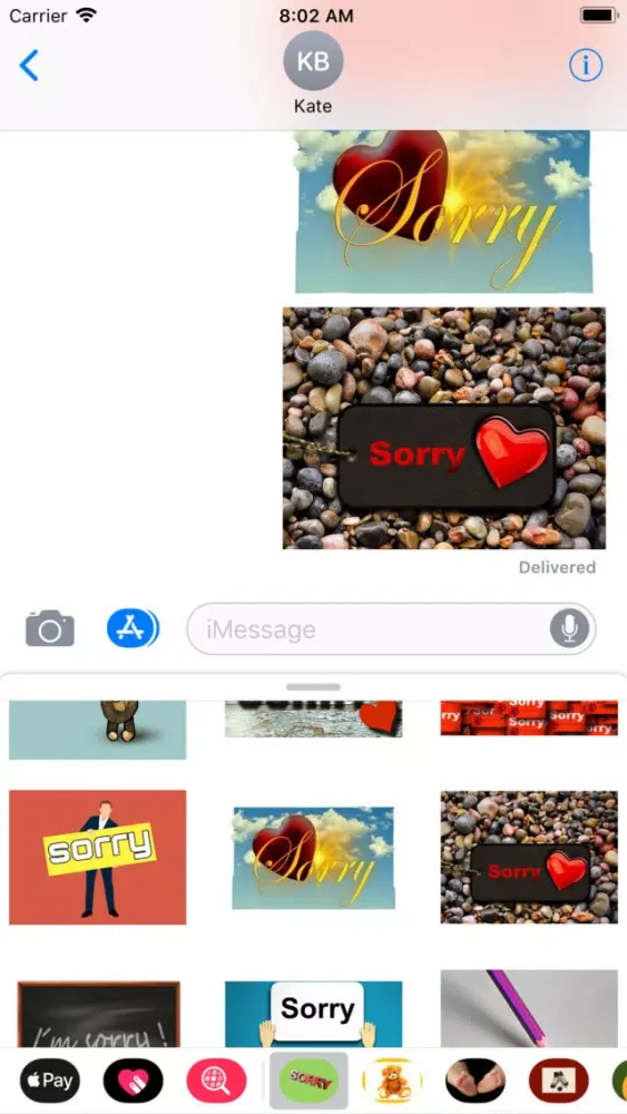My I'm Sorry Sticker Pack应用截图