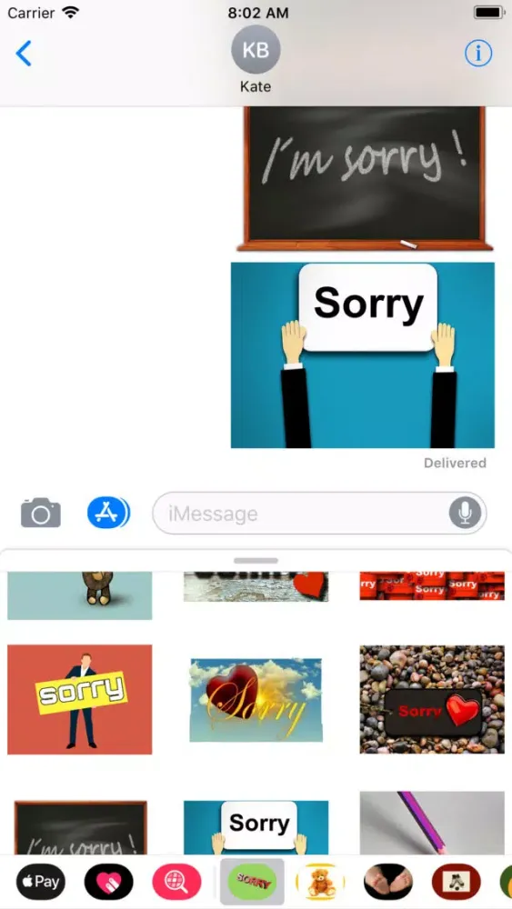 My I'm Sorry Sticker Pack应用截图