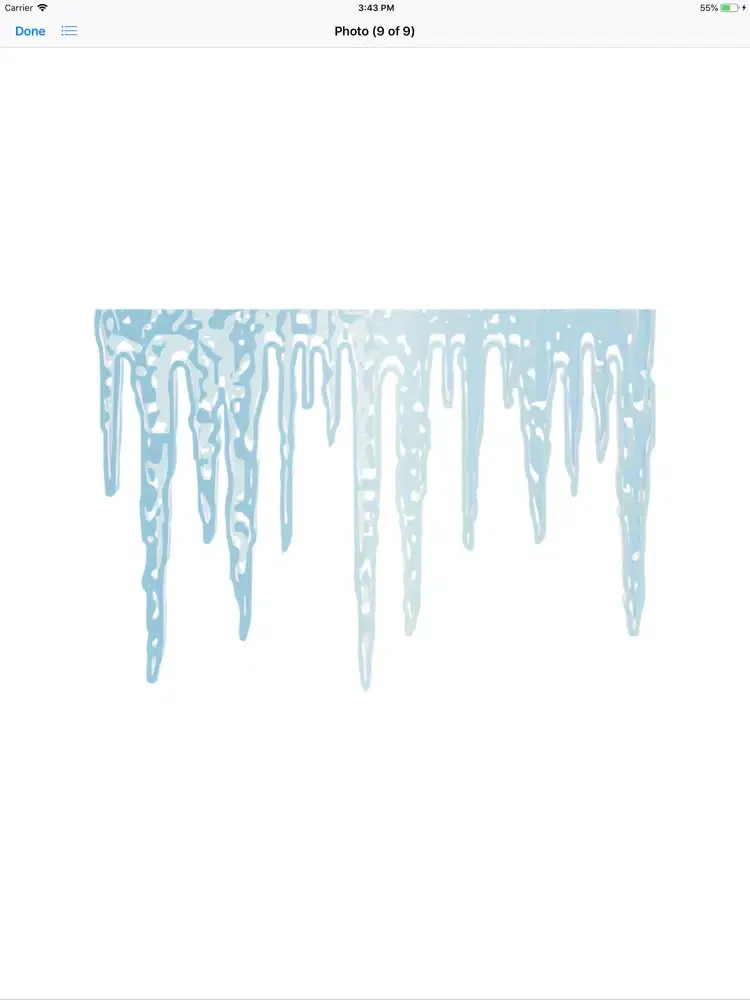 Zrzuty ekranu Cold As Ice Stickers iPad 