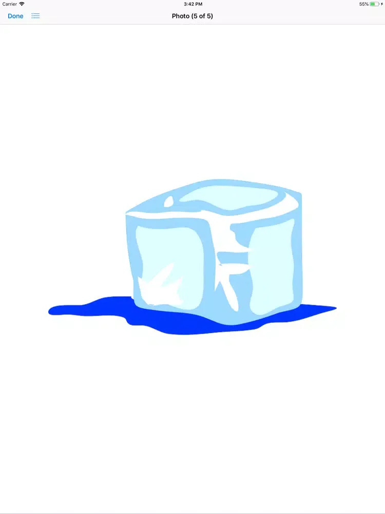 Zrzuty ekranu Cold As Ice Stickers iPad 