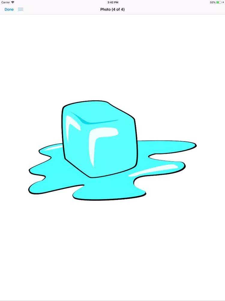 Zrzuty ekranu Cold As Ice Stickers iPad 