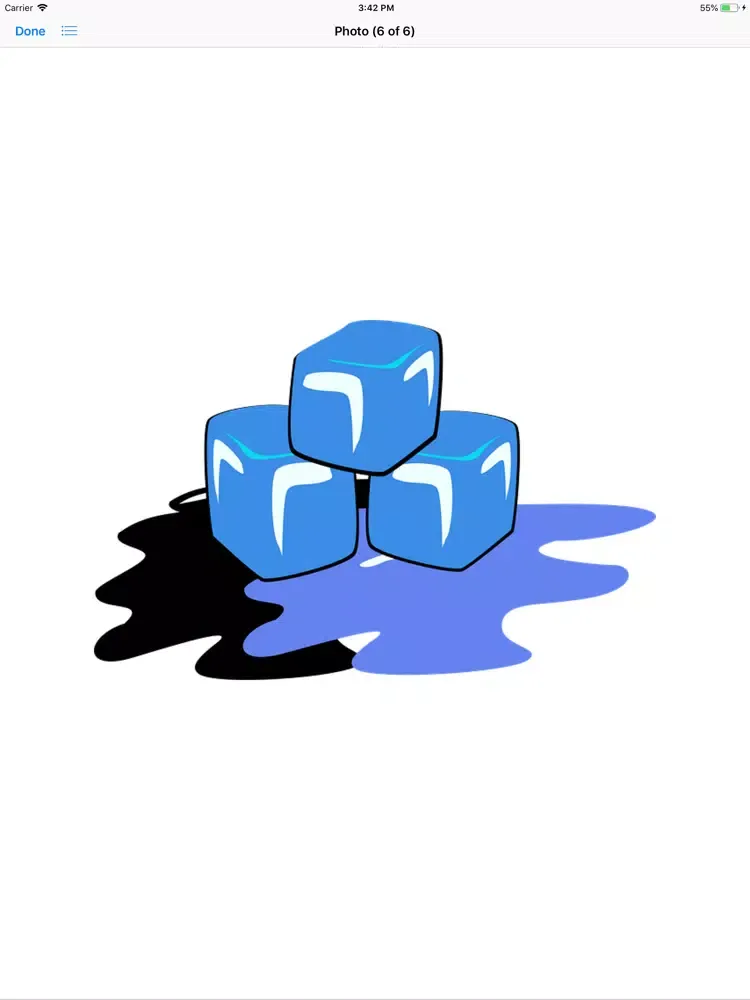 Zrzuty ekranu Cold As Ice Stickers iPad 
