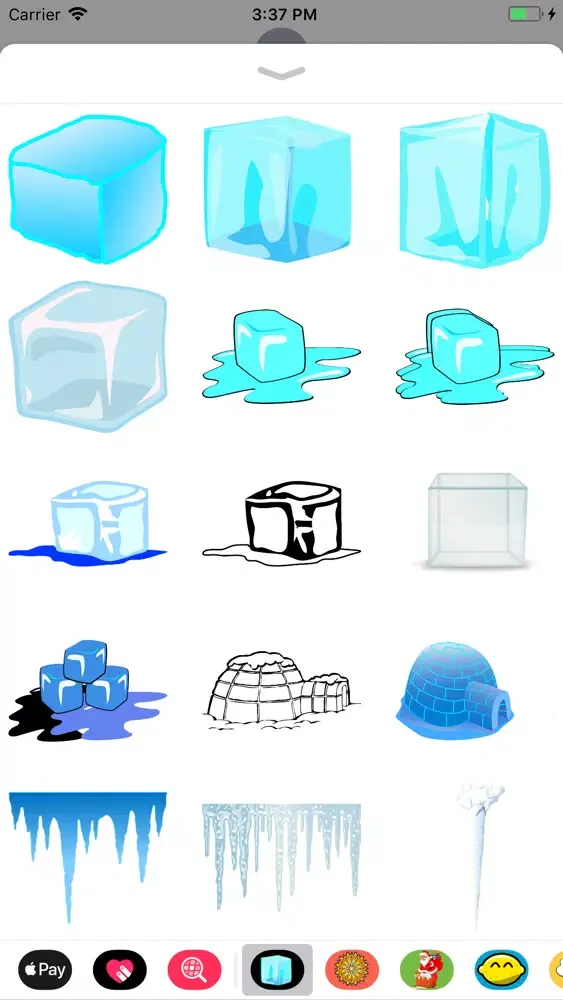 Zrzuty ekranu Cold As Ice Stickers
