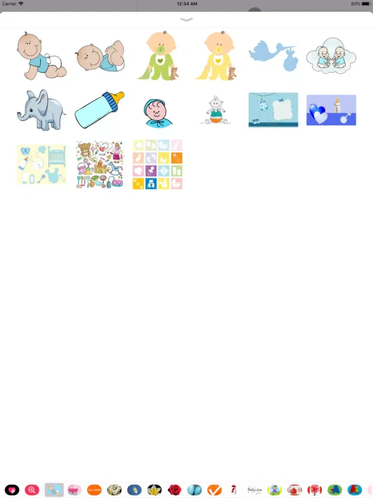 تصاویر It's A Boy Sticker Pack iPad 