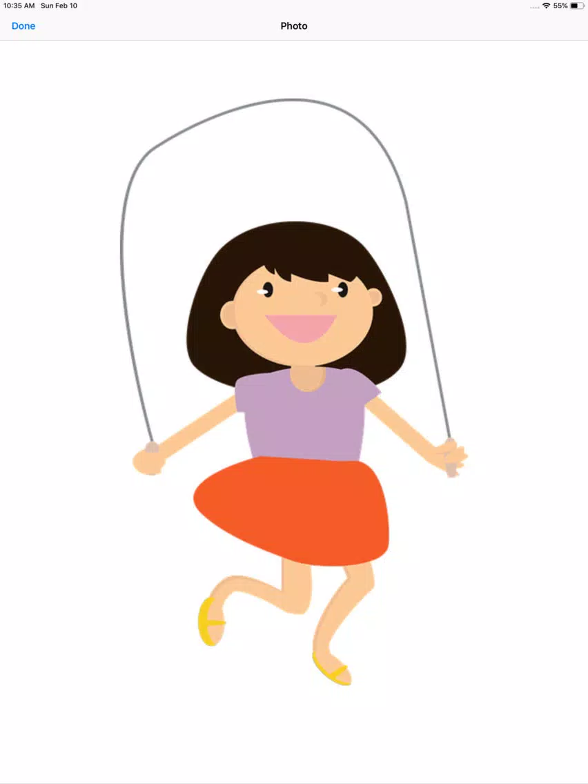 Ảnh chụp màn hình của Jump Rope Stickers iPad 