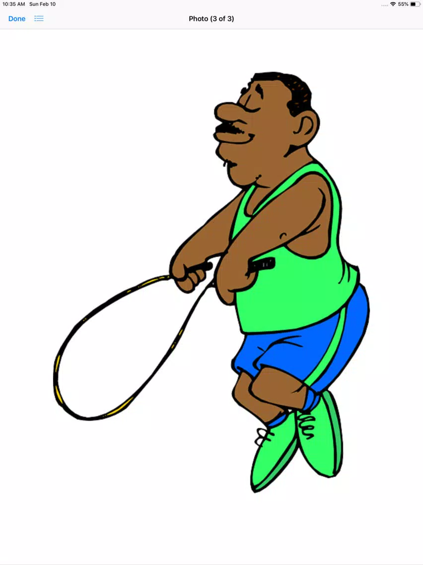 Ảnh chụp màn hình của Jump Rope Stickers iPad 
