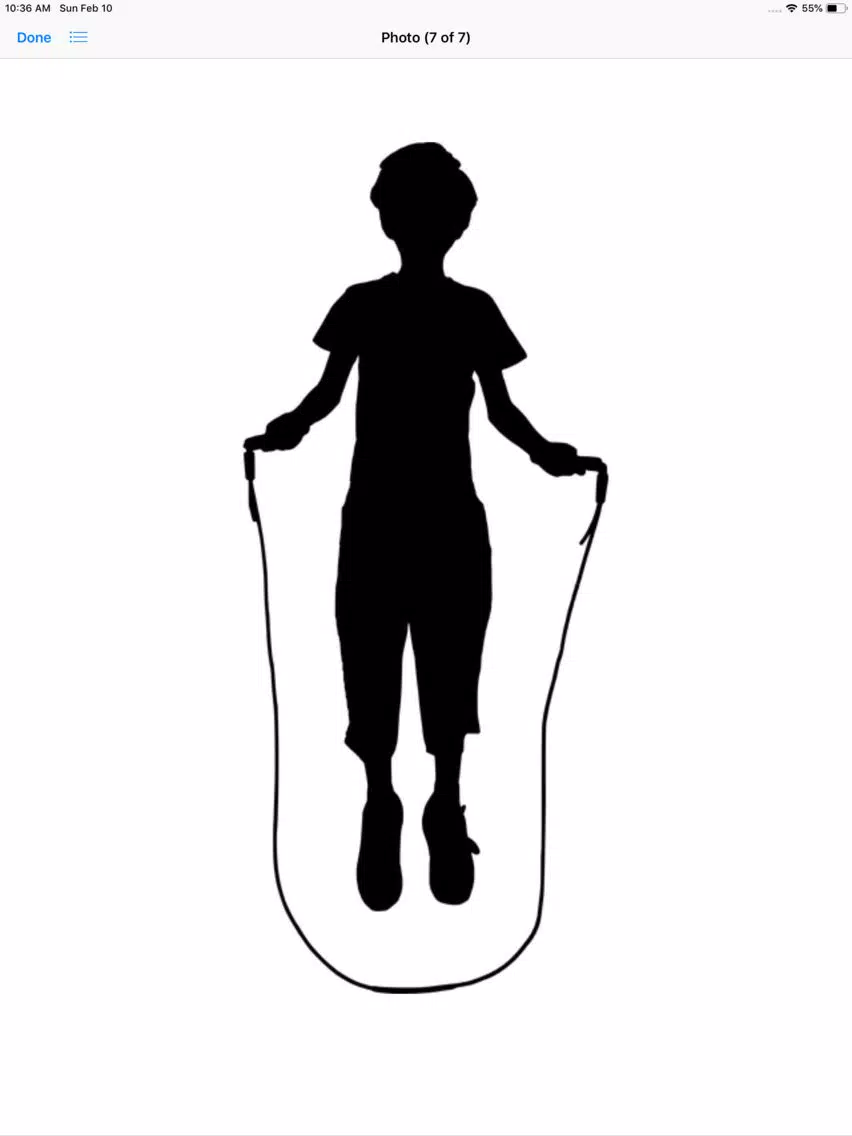 Ảnh chụp màn hình của Jump Rope Stickers iPad 
