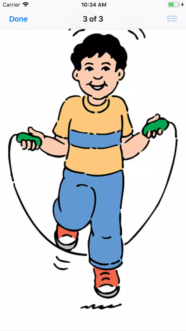 Ảnh chụp màn hình của Jump Rope Stickers