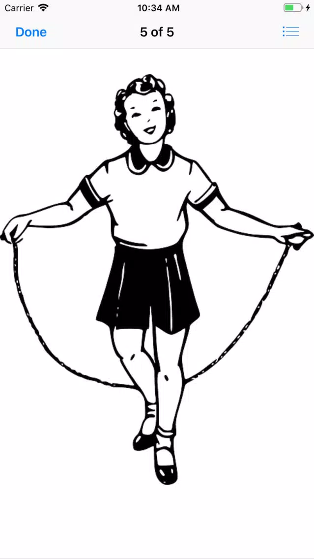 Ảnh chụp màn hình của Jump Rope Stickers