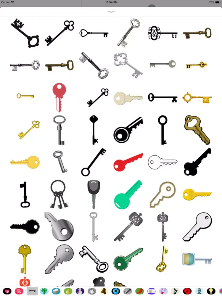 تصاویر Key Stickers iPad 