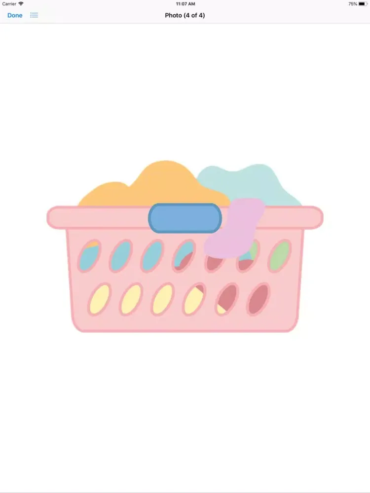 Lotsa Laundry Stickers iPad  Screenshots