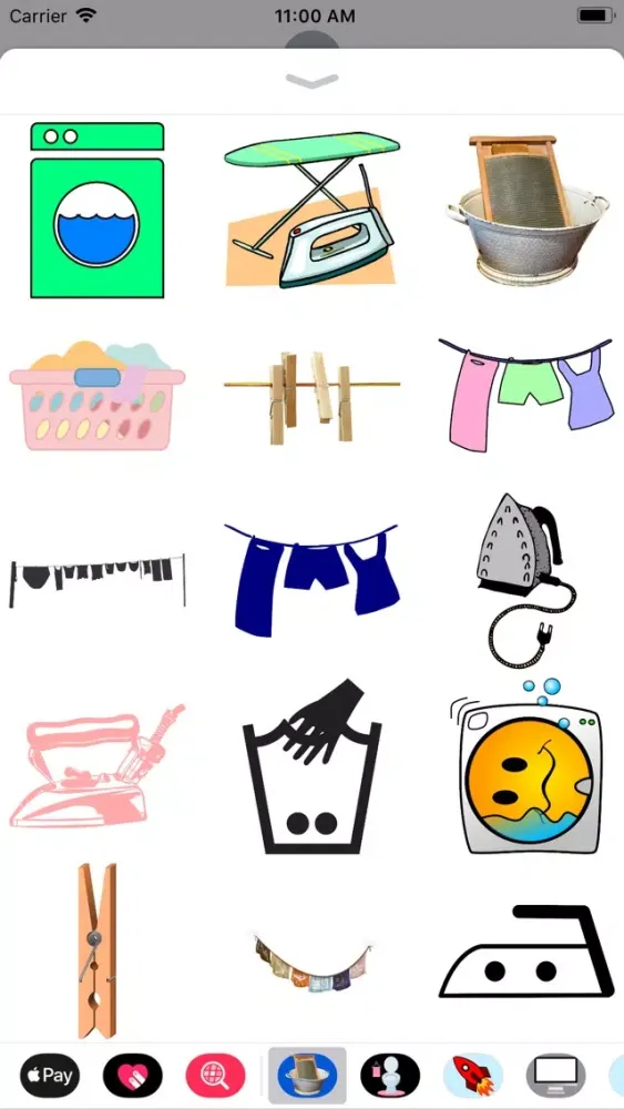 Lotsa Laundry Stickers Screenshots