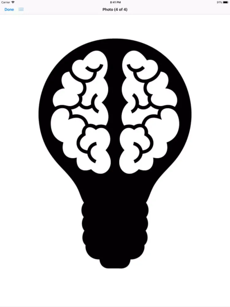Ảnh chụp màn hình của Lightbulb Stickers iPad 