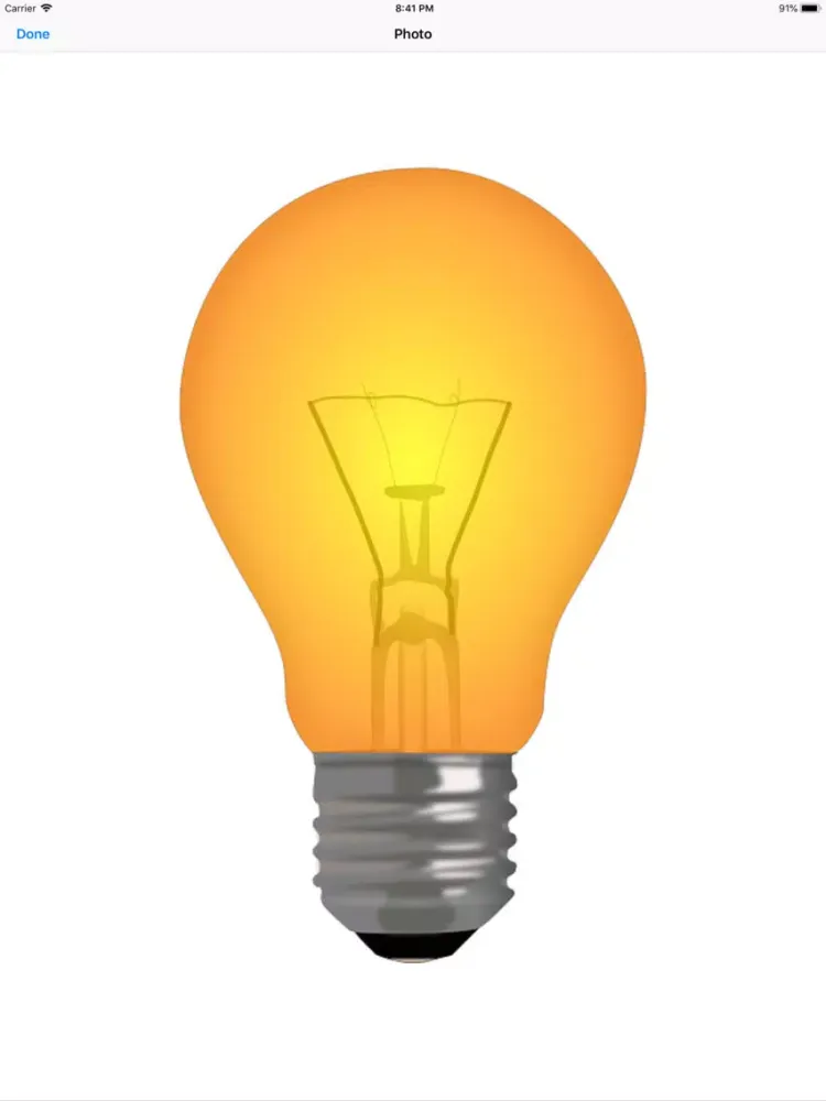 Ảnh chụp màn hình của Lightbulb Stickers iPad 