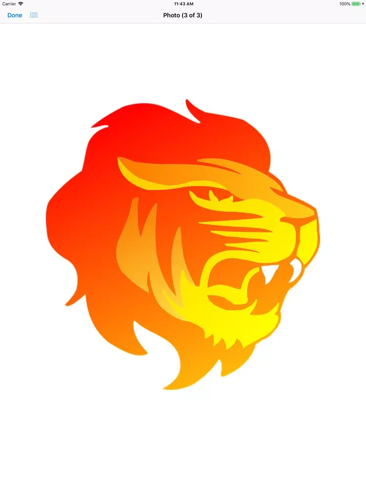 Lion Stickers iPad  سکرین شاٹس