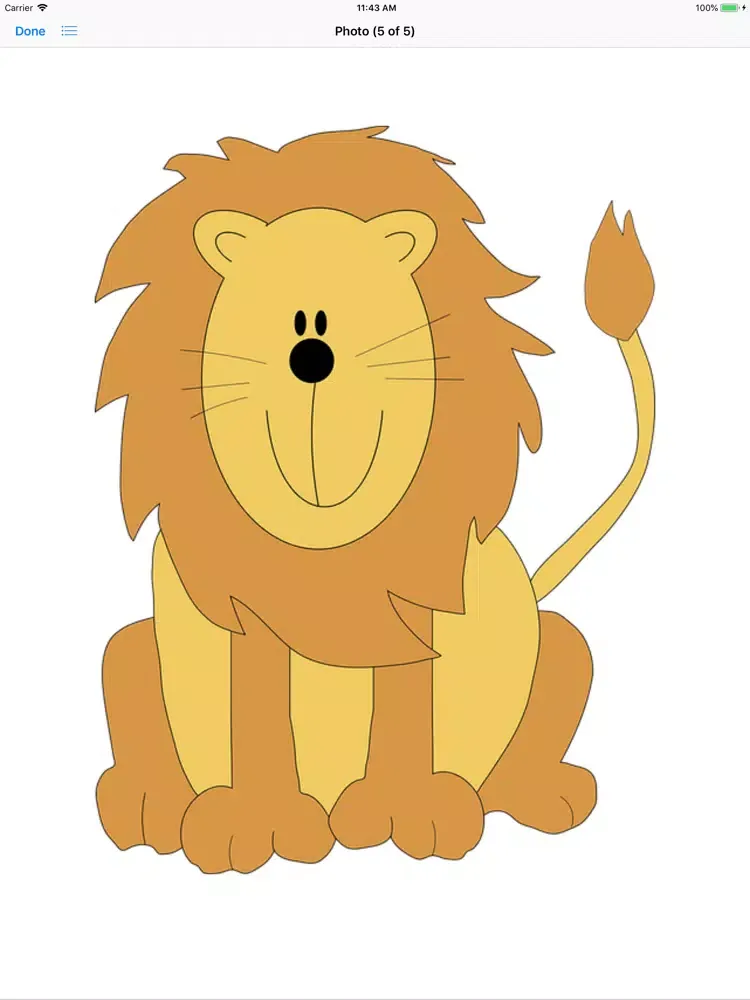 Lion Stickers iPad  سکرین شاٹس