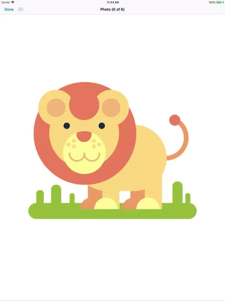 Lion Stickers iPad  سکرین شاٹس