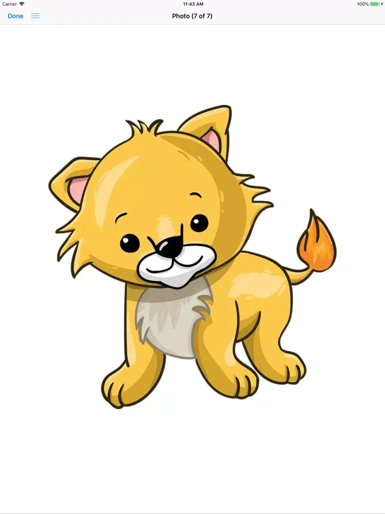 Lion Stickers iPad  سکرین شاٹس