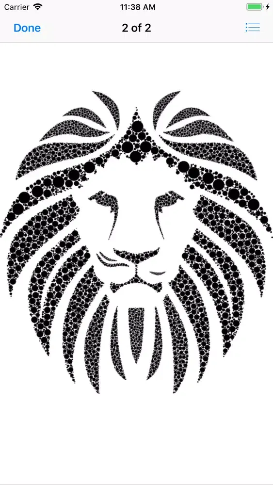 Lion Stickers سکرین شاٹس