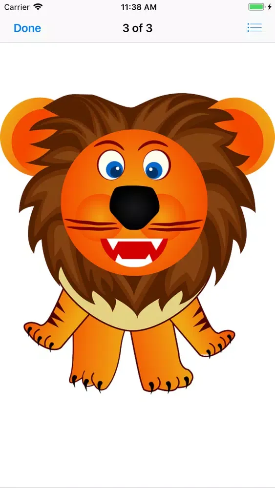 Lion Stickers سکرین شاٹس