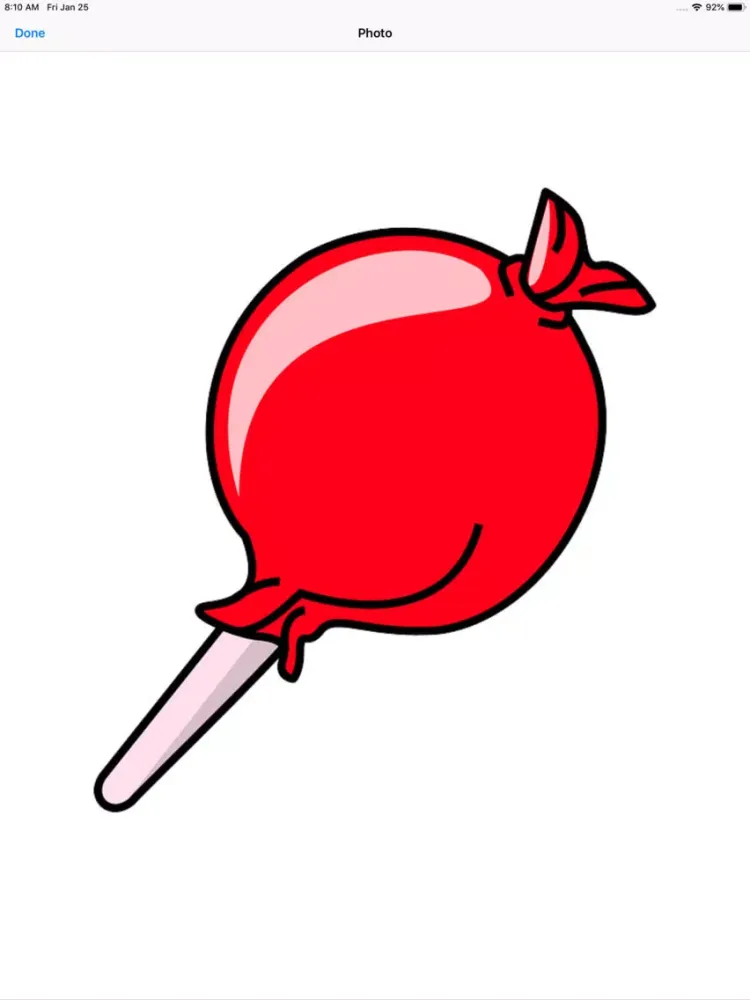 Sweet Lollipop Stickers iPad  سکرین شاٹس
