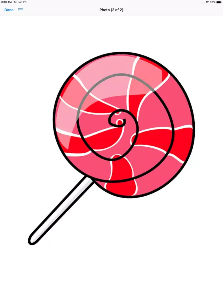 Sweet Lollipop Stickers iPad  سکرین شاٹس
