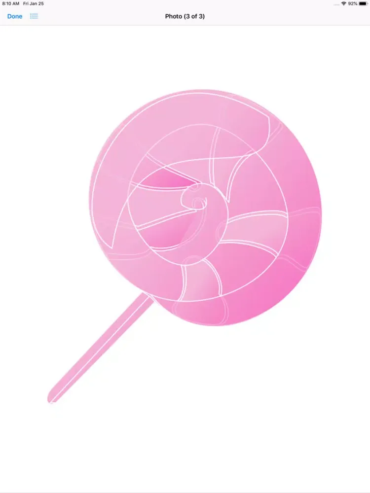 Sweet Lollipop Stickers iPad  سکرین شاٹس