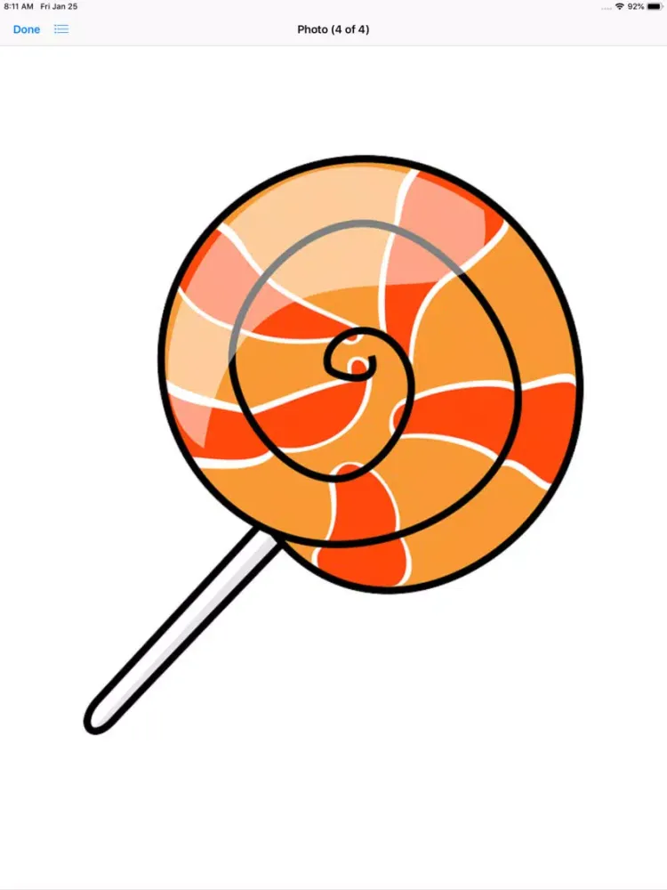 Sweet Lollipop Stickers iPad  سکرین شاٹس