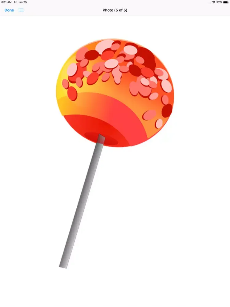 Sweet Lollipop Stickers iPad  سکرین شاٹس