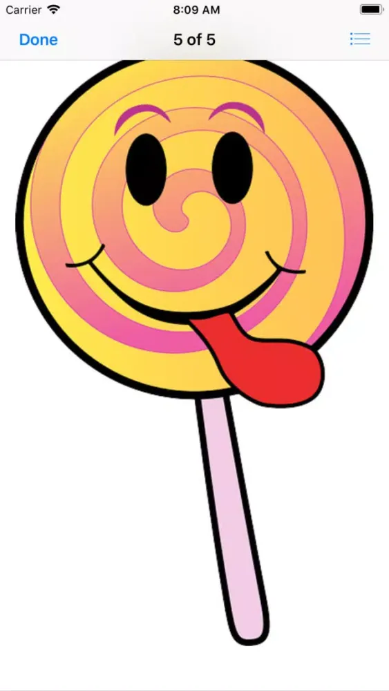 Sweet Lollipop Stickers سکرین شاٹس