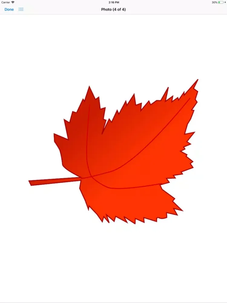 Maple Leaf Stickers iPad 应用截图