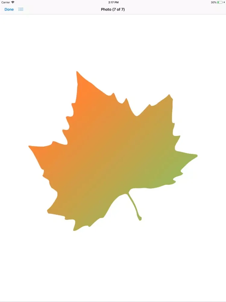 Maple Leaf Stickers iPad 应用截图