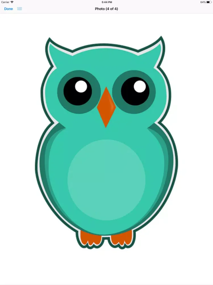 Wise Old Owl Stickers iPad  স্ক্রিনশট