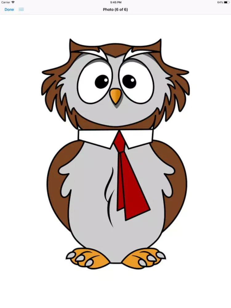 Wise Old Owl Stickers iPad  স্ক্রিনশট