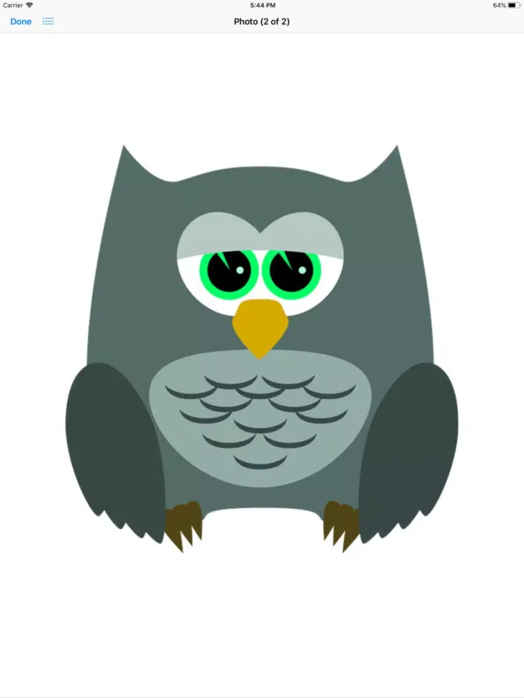 Wise Old Owl Stickers iPad  স্ক্রিনশট