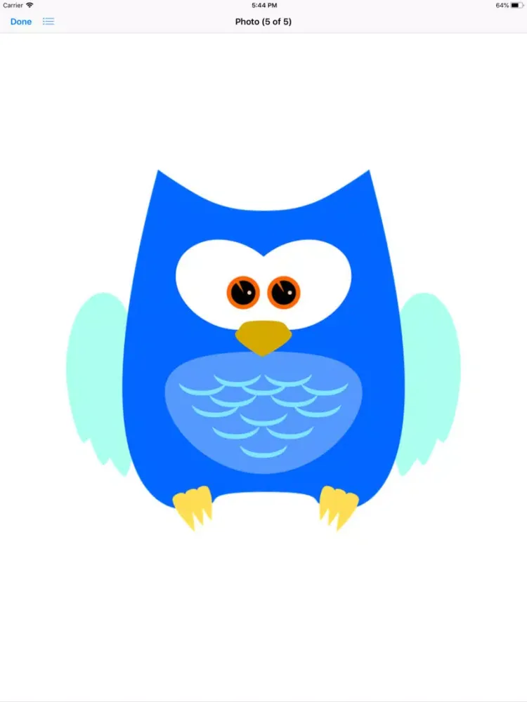 Wise Old Owl Stickers iPad  স্ক্রিনশট
